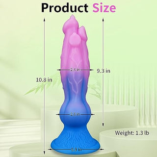 Myers 10.8" Huge Monster Dildo With Special Three Heads Design - Laphwing