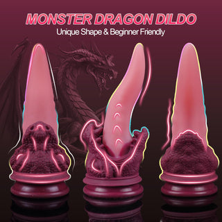 Oron 8.6 Inch Fantasy Monster Dildo With Unique Dragon Shape Design Laphwing