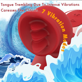 Suzaku G-spot Vibrator With 7 Tongue Vibration & Bending Modes - Laphwing